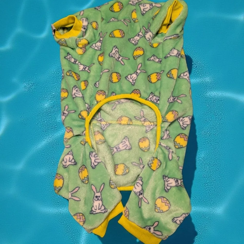 Life Is Good Bunny And Egg Dog Pajama Size XL (EUC)